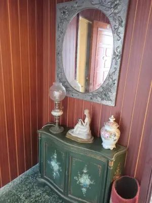 a mirror on top of a dresser in a room at El Raco, C-9-17 in Cullera