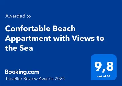 a screenshot of the conference with views to the sea at Confortable Beach Appartment with Views to the Sea in Puzol