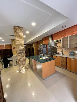a large kitchen with a island in a room at IY Loft 5 - Spacious Loft in the Old Town in Valencia