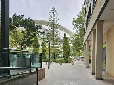 a view of a building from the outside of a building at Apartamentos Las Ciencias U in Valencia