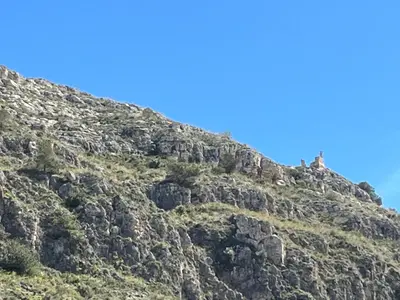 two people standing on top of a mountain at Cullera Mountain View in Cullera