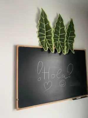 a chalkboard with the words chicago written on it at Calm Jungle Apartment Near Valencia in Aldaia
