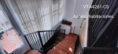 an overhead view of a staircase in a house at Casa del Cerro in Eslida