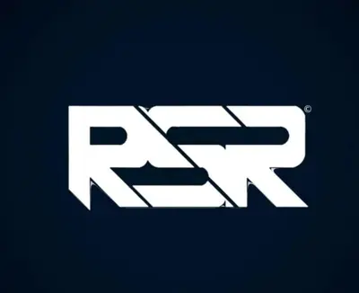 a white rs letter logo on a blue background at Apartamento en la playa in Moncófar
