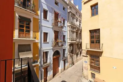 an alley in a city with buildings at GuestReady - A perfect stay in Ciutat Vella in Valencia