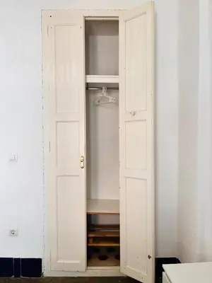 an open door to a closet in a room at Habitacion Maritim 3 in Valencia
