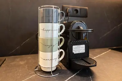 a coffee appliance sitting on top of a counter at Vera Suites by Concept Flats in Valencia
