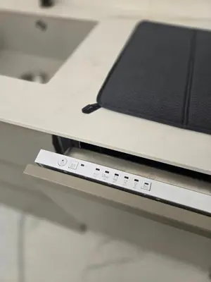 a laptop sitting on top of a table at eXperience Apartment Valencia in Valencia