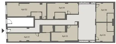 a floor plan of a house at SariStays Valencia Modern & O in Valencia