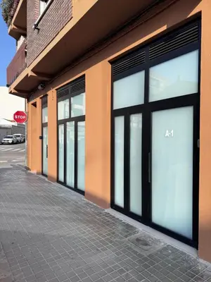 a row of windows on the side of a building at Apartamento Boutique Valencia 4-Pax - C-3 in Valencia