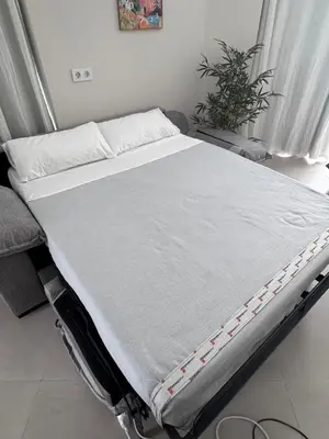 a hospital bed in a room with a plant at Apartamento Boutique Valencia 4-Pax - C-3 in Valencia