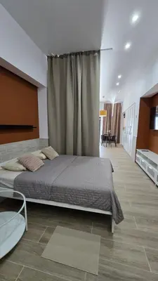 a bedroom with a large bed in a room at Apartamentos Vicent Clavel in Valencia