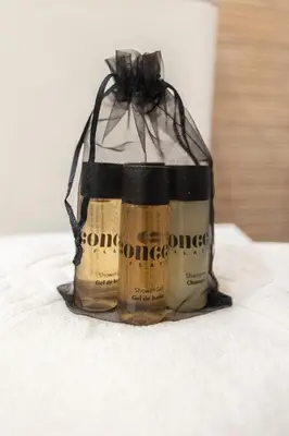 a bag sitting on top of a table at Benimamet Suite by Concept Flats in Valencia