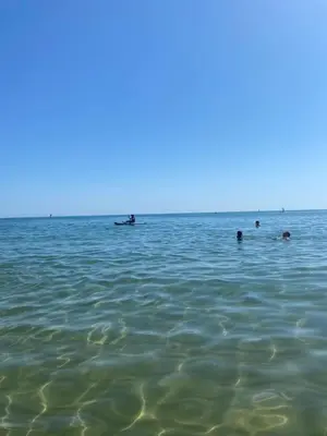 a group of people swimming in the water at Casa La Mar in Mareny Blau