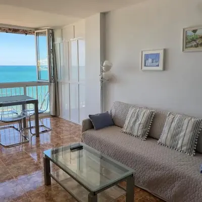 The beach and the sea in front of you