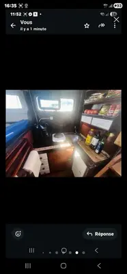 a picture of a kitchen in a van at La Pepa in Valencia