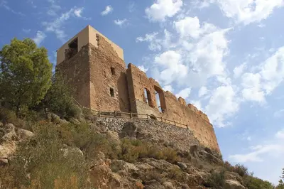 a building on the side of a mountain at Casa Rural La Tramontana in Estivella
