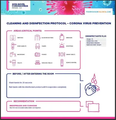 a screenshot of a cell phone screen with a diagram of a coronavirusirus at Altura in Valencia
