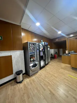 a room with two large refrigerators in a room at Hospederia del Pilar in Valencia