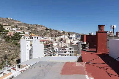 a view of a city from the roof of a building at Europa A- 12º-23 in Cullera
