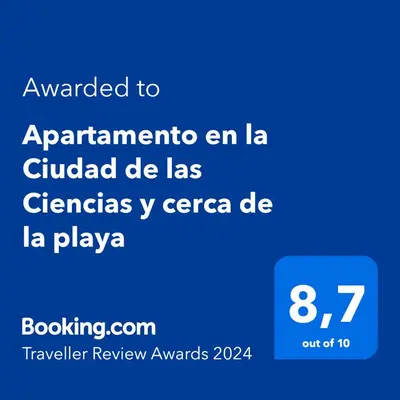 a screenshot of a cell phone with the text emailed to an la guided de las at Apartamento en la Ciudad de las Ciencias y cerca de la playa in Valencia