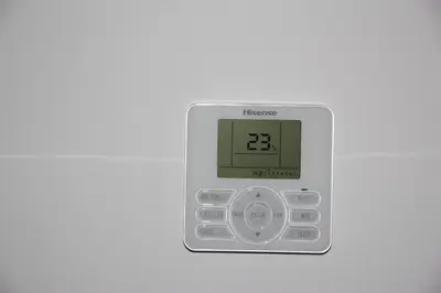 an electronic clock with a timer on a white background at Holiday Apartments Malvarrosa Beach in Valencia