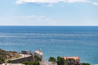 a view of a large body of water at Big Terrace Apartment Cullera in Cullera