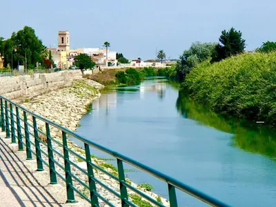 a view of a river from a bridge at Aitana in Fortaleny