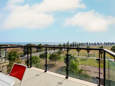 a balcony with a view of a street at Apartment Porte Venere by Interhome in Moncófar