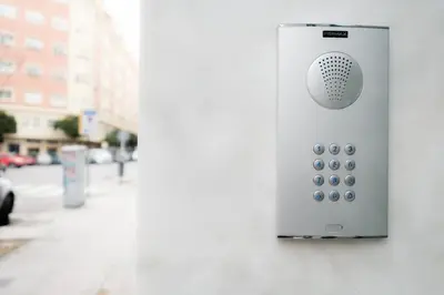 a remote control on the side of a building at Gorgeous Apt with a Large Private Terrace in Valencia