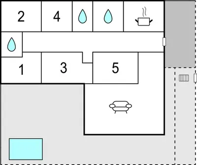a block diagram of a block diagram of a block diagram at Amazing Home In Riba-Roja De Túria in Riba-Roja De Turia