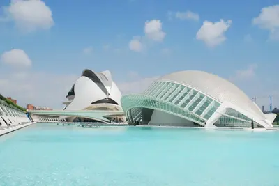 a view of the sydney opera house from the water at Casa cerca de la playa con patio y garaje privado in Puerto de Sagunto