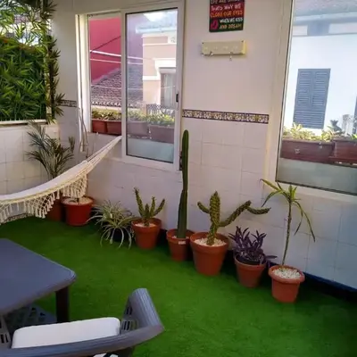 Casa con encanto y terraza junto a la playa
