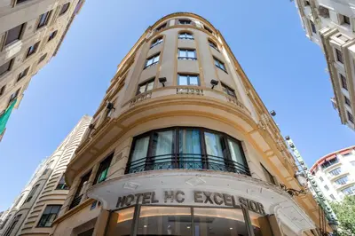 a hotel hog exchange building in the city at Catalonia Excelsior in Valencia