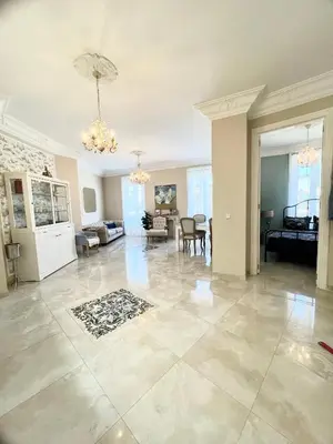 a large living room with a large tile floor at Joaquín Sorolla in Valencia