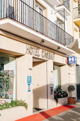a hotel cacao sign on the front of a building at Hotel Casbah in El Puig