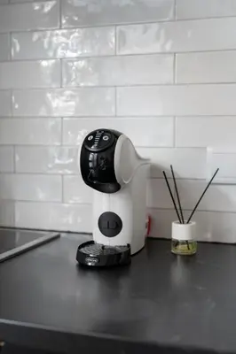a coffee maker sitting on top of a counter at Apartamento Menorca Apartamento n1 in Valencia